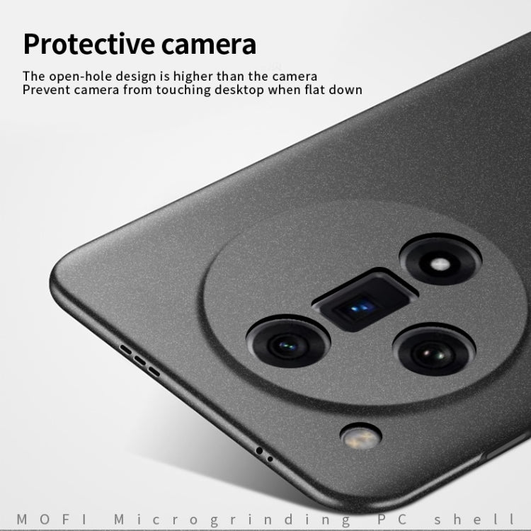For OPPO Find X7 Ultra MOFI Fandun Series Frosted PC Ultra-thin All-inclusive Phone Case(Green) - OPPO Cases by MOFI | Online Shopping South Africa | PMC TechLife | Buy Now Pay Later Mobicred
