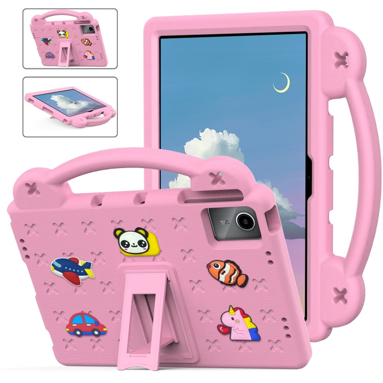 For Lenovo Tab P11 / J606F Handle Kickstand Children EVA Shockproof Tablet Case(Pink) - free shipping - PMC TechLife - Order now!