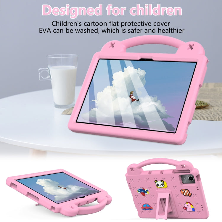 For Lenovo Tab P11 / J606F Handle Kickstand Children EVA Shockproof Tablet Case(Pink) - free shipping - PMC TechLife - Order now!