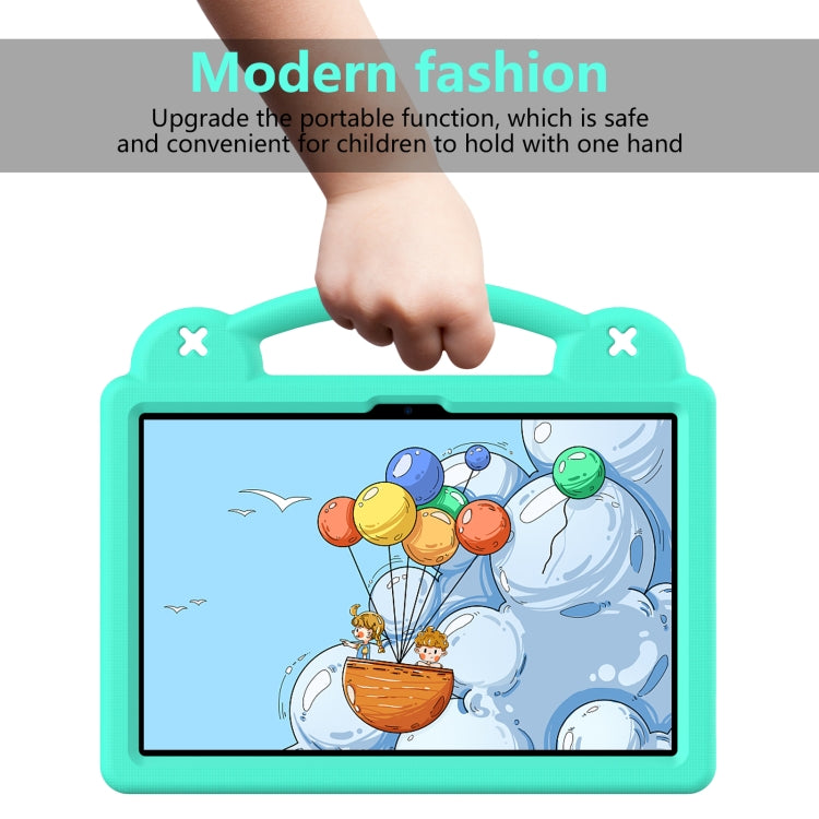For Lenovo Tab P11 / J606F Handle Kickstand Children EVA Shockproof Tablet Case(Mint Green) - Lenovo by PMC TechLife | Online Shopping South Africa | PMC TechLife | Buy Now Pay Later Mobicred