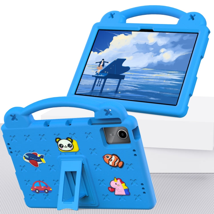 For Lenovo Tab P11 / J606F Handle Kickstand Children EVA Shockproof Tablet Case(Sky Blue) - Lenovo by PMC TechLife | Online Shopping South Africa | PMC TechLife | Buy Now Pay Later Mobicred