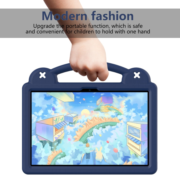 For Lenovo Tab P11 / J606F Handle Kickstand Children EVA Shockproof Tablet Case(Navy Blue) - Lenovo by PMC TechLife | Online Shopping South Africa | PMC TechLife | Buy Now Pay Later Mobicred