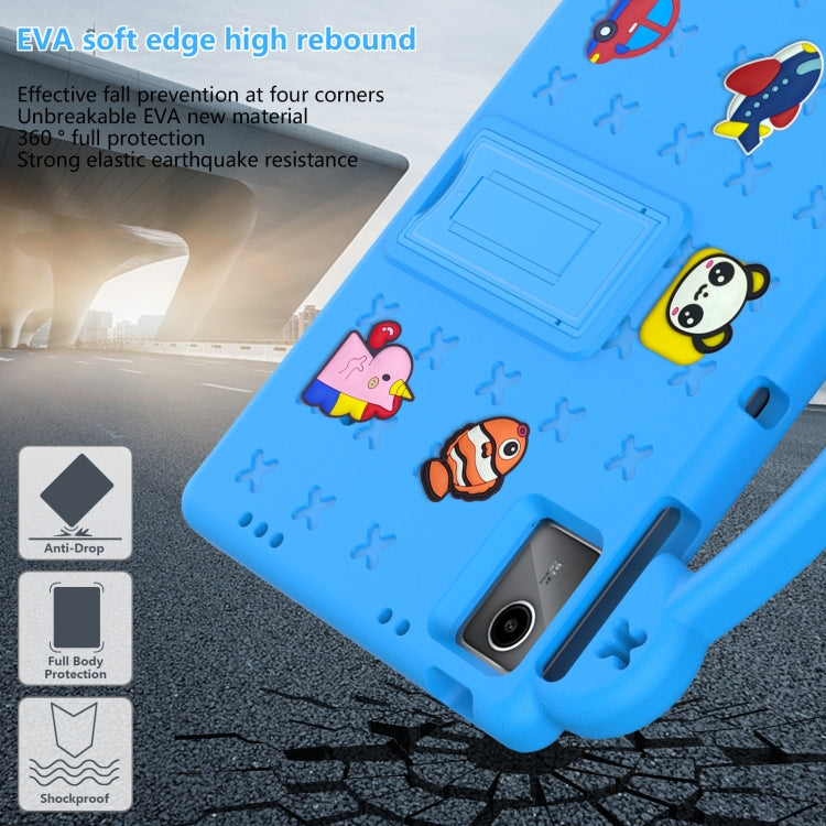 For Huawei MetePad 11 2023 / 2021 Handle Kickstand Children EVA Shockproof Tablet Case(Sky Blue) - Huawei by PMC TechLife | Online Shopping South Africa | PMC TechLife | Buy Now Pay Later Mobicred