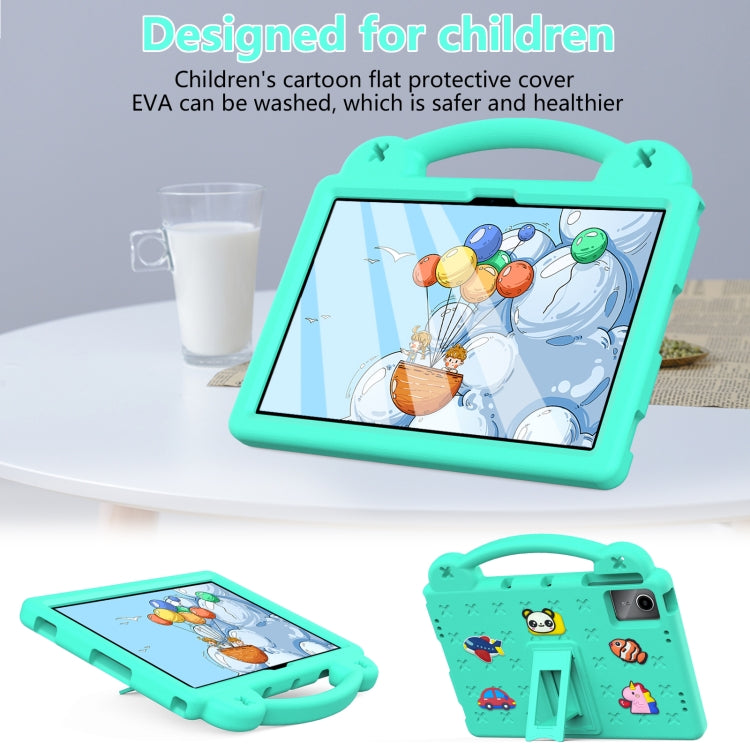 For Onn Tbspg 100110027 2023 Handle Kickstand Children EVA Shockproof Tablet Case(Mint Green) - Others by PMC TechLife | Online Shopping South Africa | PMC TechLife | Buy Now Pay Later Mobicred