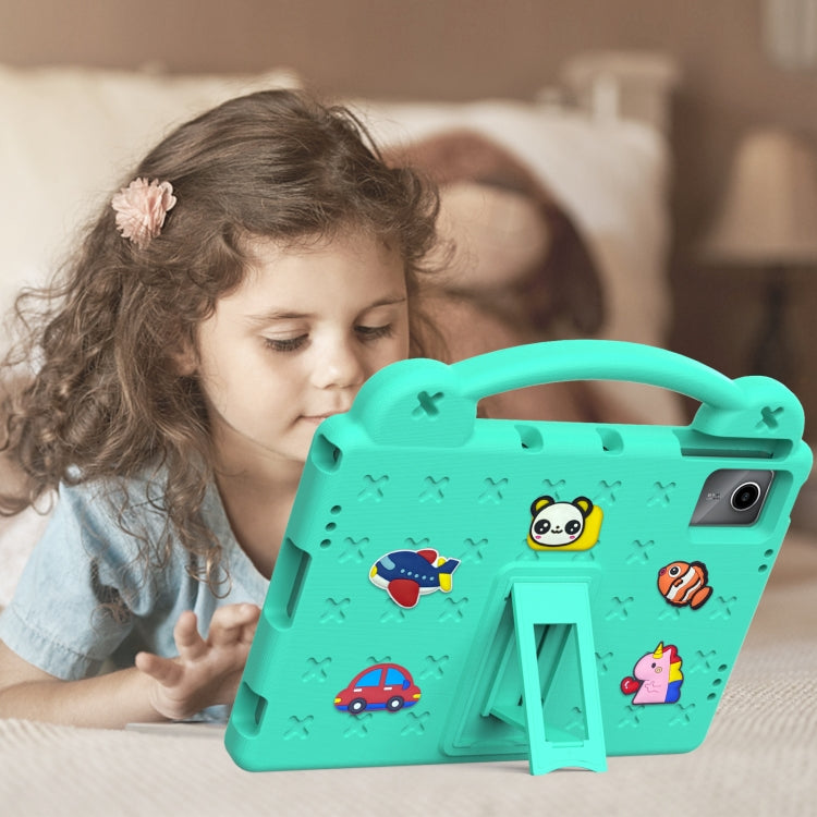 For Onn Tbspg 100110027 2023 Handle Kickstand Children EVA Shockproof Tablet Case(Mint Green) - Others by PMC TechLife | Online Shopping South Africa | PMC TechLife | Buy Now Pay Later Mobicred