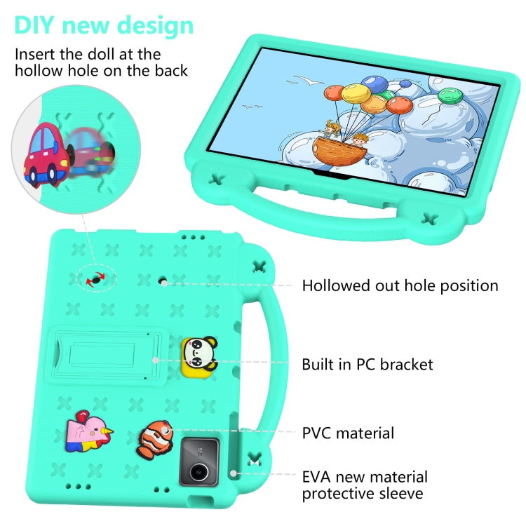 For Onn Tbspg 100110027 2023 Handle Kickstand Children EVA Shockproof Tablet Case(Mint Green) - Others by PMC TechLife | Online Shopping South Africa | PMC TechLife | Buy Now Pay Later Mobicred