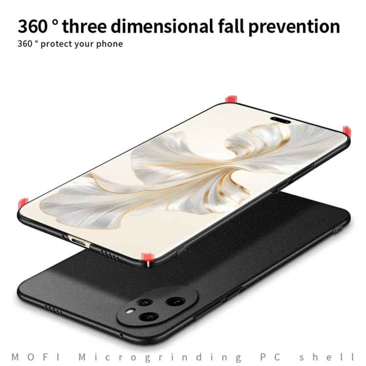 For Honor 100 Pro MOFI Fandun Series Frosted PC Ultra-thin All-inclusive Phone Case(Gray) - Honor Cases by MOFI | Online Shopping South Africa | PMC TechLife | Buy Now Pay Later Mobicred