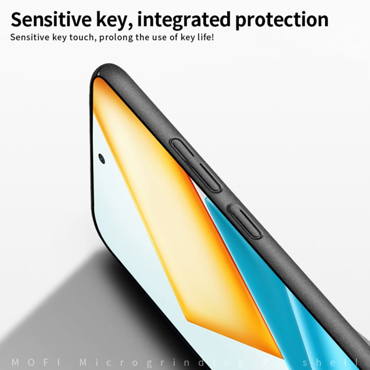 For Honor 90 GT MOFI Fandun Series Frosted PC Ultra-thin All-inclusive Phone Case(Black) - Honor Cases by MOFI | Online Shopping South Africa | PMC TechLife | Buy Now Pay Later Mobicred