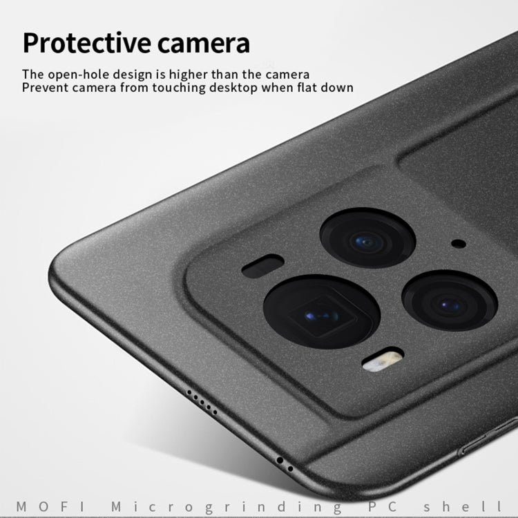 For Honor Magic6 Ultimate MOFI Fandun Series Frosted PC Ultra-thin All-inclusive Phone Case(Blue) - free shipping - PMC Jewellery - Order now!