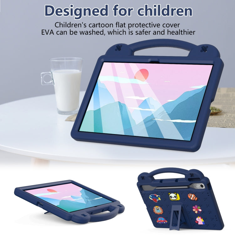 For  Lenovo Tab  P12 / Xiaoxin Pad Pro 12.7 Handle Kickstand Children EVA Shockproof Tablet Case(Mint Green) - Lenovo by PMC TechLife | Online Shopping South Africa | PMC TechLife | Buy Now Pay Later Mobicred