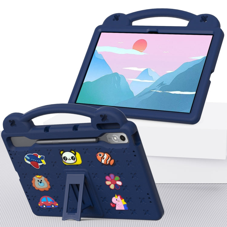 For  Lenovo Tab  P12 / Xiaoxin Pad Pro 12.7 Handle Kickstand Children EVA Shockproof Tablet Case(Mint Green) - Lenovo by PMC TechLife | Online Shopping South Africa | PMC TechLife | Buy Now Pay Later Mobicred