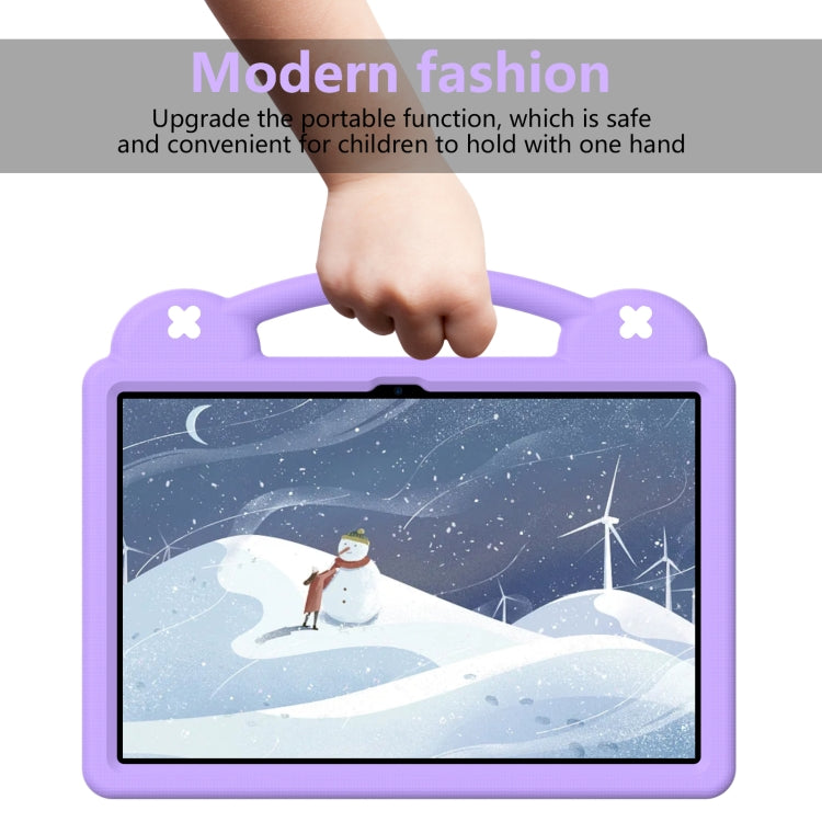 For  Lenovo Tab  P12 / Xiaoxin Pad Pro 12.7 Handle Kickstand Children EVA Shockproof Tablet Case(Light Purple) - Lenovo by PMC TechLife | Online Shopping South Africa | PMC TechLife | Buy Now Pay Later Mobicred