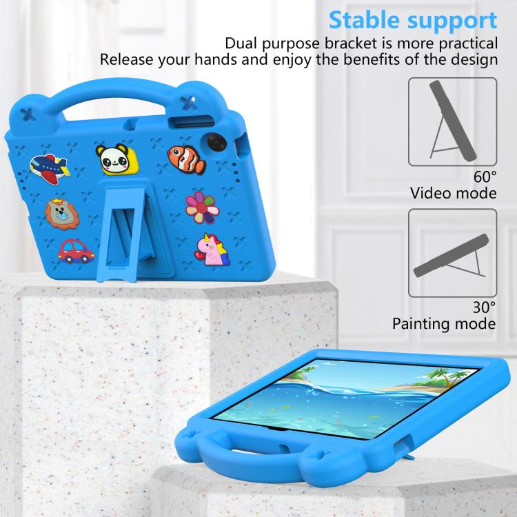 For Lenovo Tab TB-311 / WIFI 10.1 2025 Handle Kickstand Children EVA Shockproof Tablet Case(Sky Blue) - Lenovo by PMC TechLife | Online Shopping South Africa | PMC TechLife | Buy Now Pay Later Mobicred