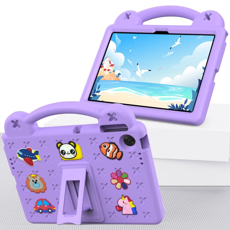 For Lenovo Tab TB-311 / WIFI 10.1 2025 Handle Kickstand Children EVA Shockproof Tablet Case(Light Purple) - Lenovo by PMC TechLife | Online Shopping South Africa | PMC TechLife | Buy Now Pay Later Mobicred
