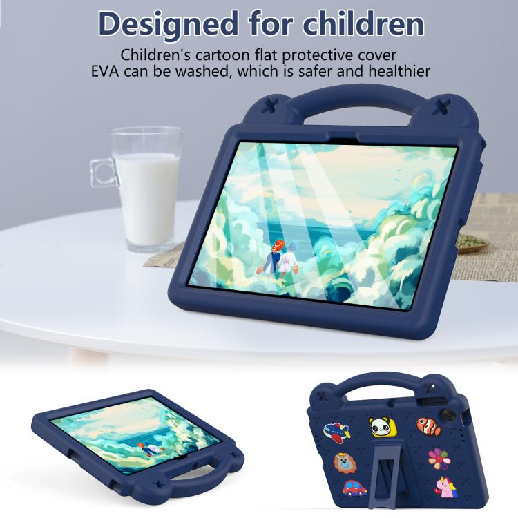 For Lenovo Tab TB-311 / WIFI 10.1 2025 Handle Kickstand Children EVA Shockproof Tablet Case(Navy Blue) - Lenovo by PMC TechLife | Online Shopping South Africa | PMC TechLife | Buy Now Pay Later Mobicred