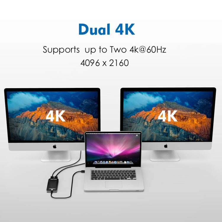 WAVLINK WL-UTA01H Type-C Thunderbolt 3 to Dual HDMI Multi-Screen Extender Splitter Adapter - free shipping - PMC Jewellery - Order now!