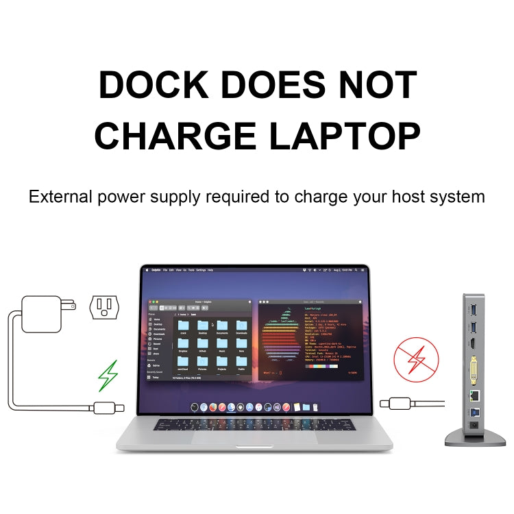 WAVLINK WL-UG39DK7 USB3.0 Hub Adapter Multi-Screen Graphics Card Universal Docking Station, Plug:AU Plug - free shipping - PMC Jewellery - Order now!