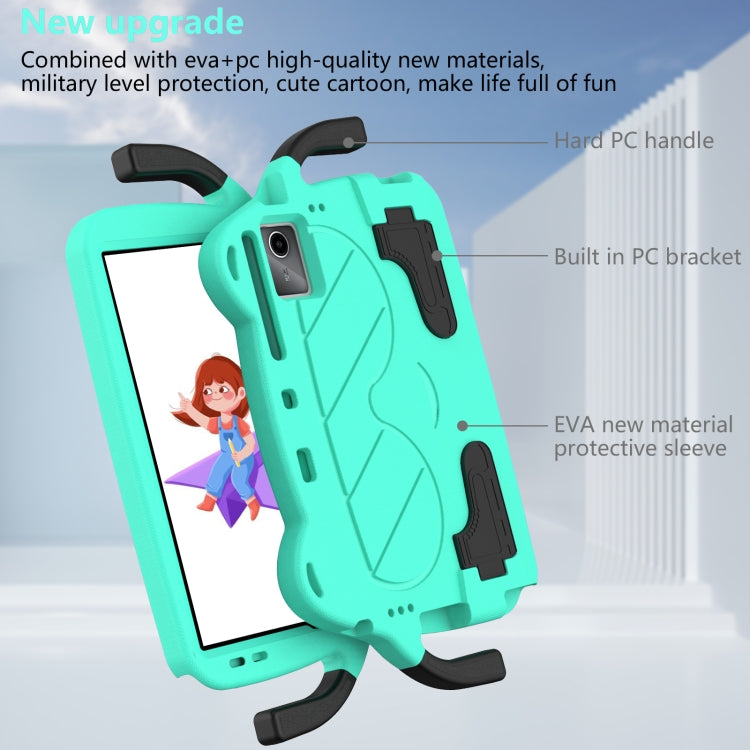 For Lenovo Xiaoxin Pad 2024/Tab M11 Ice Baby EVA Shockproof Hard PC Tablet Case(Mint Green+Black) - Lenovo by PMC TechLife | Online Shopping South Africa | PMC TechLife | Buy Now Pay Later Mobicred