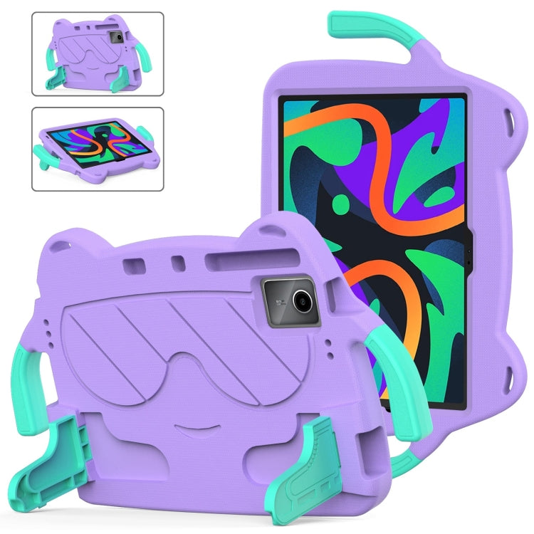 For Lenovo Xiaoxin Pad 2024/Tab M11 Ice Baby EVA Shockproof Hard PC Tablet Case(Light Purple+Mint Green) - Lenovo by PMC TechLife | Online Shopping South Africa | PMC TechLife | Buy Now Pay Later Mobicred