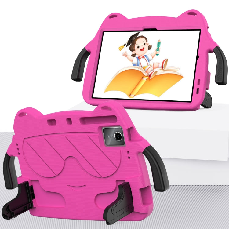 For Lenovo Tab P11 J606F/ P11 Plus J607F Ice Baby EVA Shockproof Hard PC Tablet Case(Rose Red+Black) - Lenovo by PMC TechLife | Online Shopping South Africa | PMC TechLife | Buy Now Pay Later Mobicred