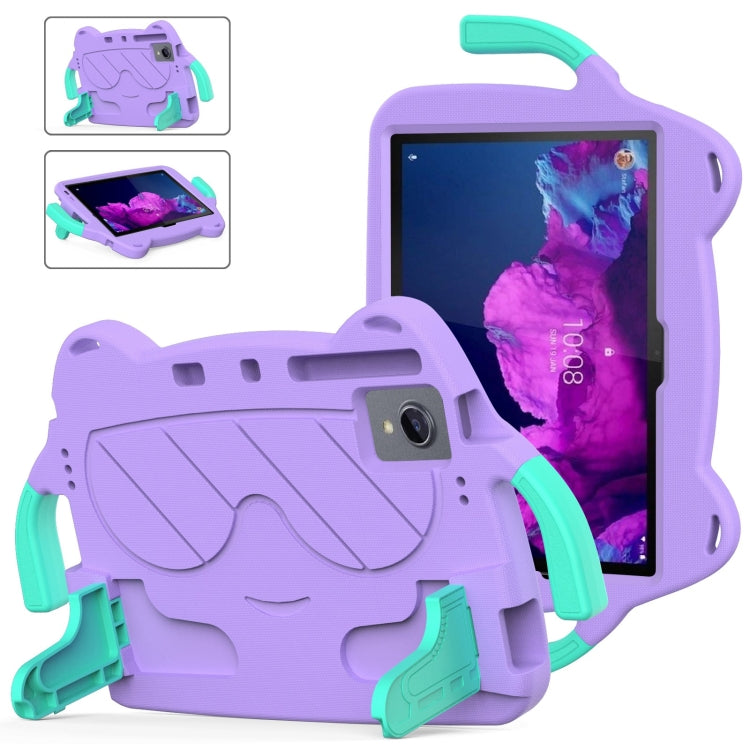 For Lenovo Tab P11 J606F/ P11 Plus J607F Ice Baby EVA Shockproof Hard PC Tablet Case(Light Purple+Mint Green) - Lenovo by PMC TechLife | Online Shopping South Africa | PMC TechLife | Buy Now Pay Later Mobicred