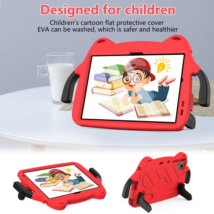 For Onn Tbspg 100110027 2023 Ice Baby EVA Shockproof Hard PC Tablet Case(Rose Red+Black) - Others by PMC TechLife | Online Shopping South Africa | PMC TechLife | Buy Now Pay Later Mobicred