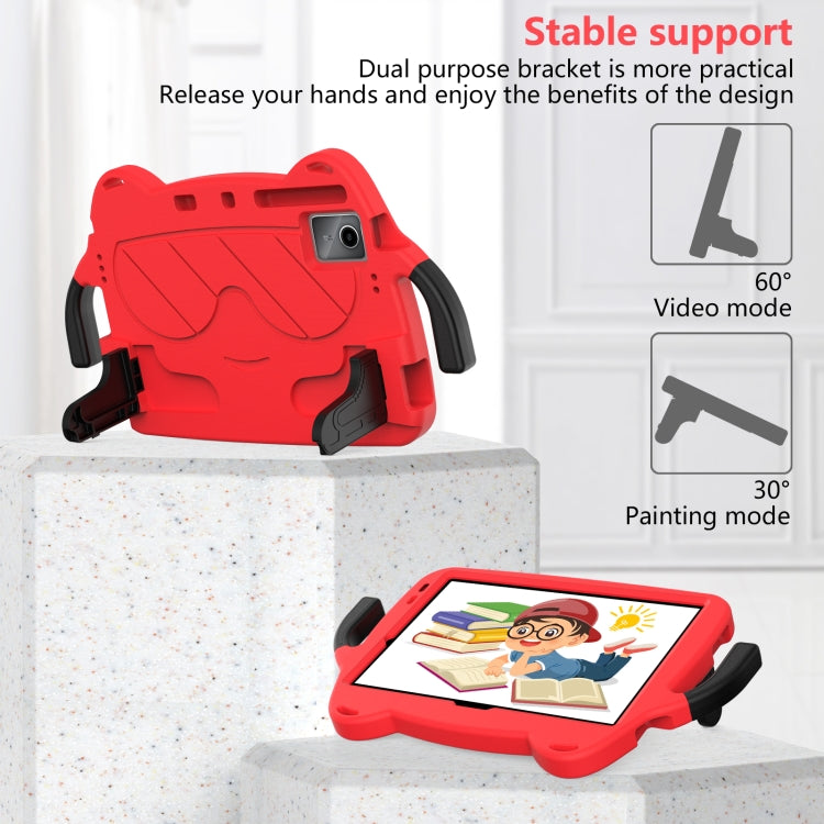 For Onn Tbspg 100110027 2023 Ice Baby EVA Shockproof Hard PC Tablet Case(Rose Red+Black) - Others by PMC TechLife | Online Shopping South Africa | PMC TechLife | Buy Now Pay Later Mobicred