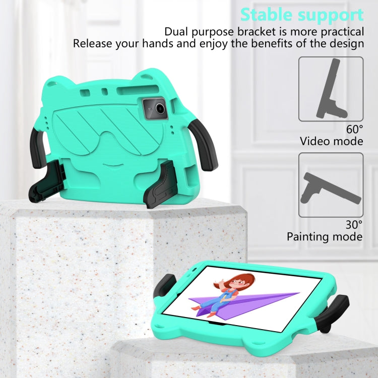 For Onn Tbspg 100110027 2023 Ice Baby EVA Shockproof Hard PC Tablet Case(Mint Green+Black) - Others by PMC TechLife | Online Shopping South Africa | PMC TechLife | Buy Now Pay Later Mobicred