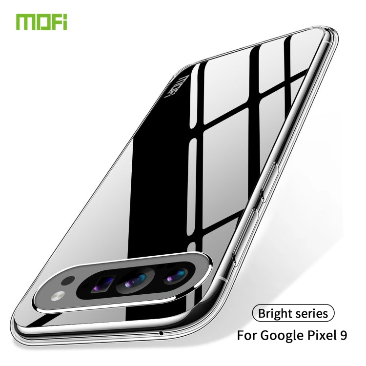 For Google Pixel 9 MOFI Ming Series Transparent Ultra-thin TPU Phone Case(Transparent) - Google Cases by MOFI | Online Shopping South Africa | PMC TechLife | Buy Now Pay Later Mobicred