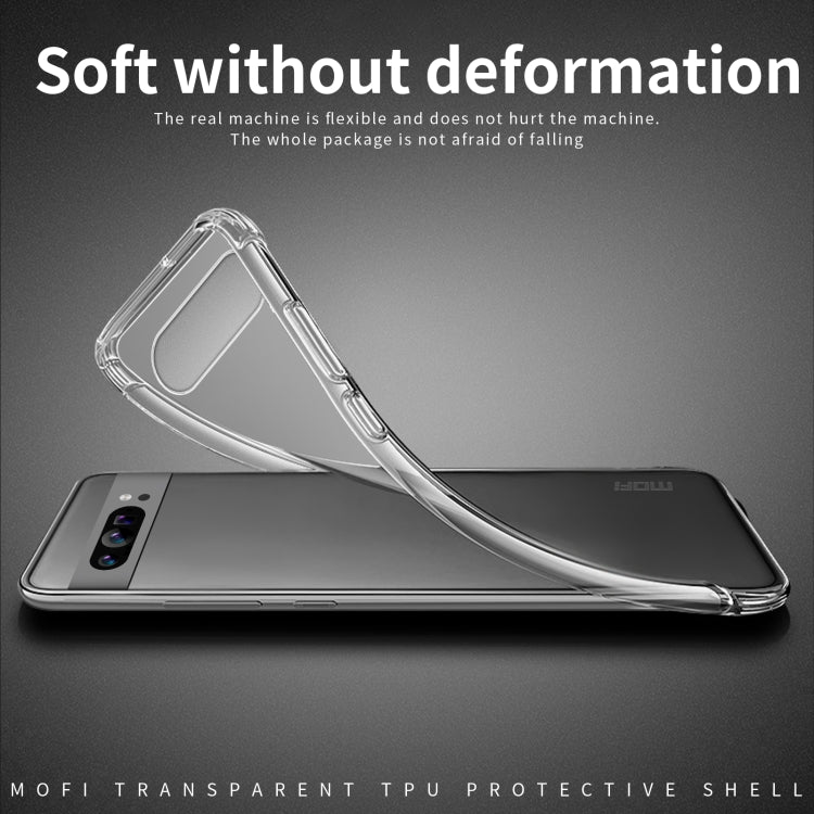 For Google Pixel 9 MOFI Ming Series Transparent Ultra-thin TPU Phone Case(Transparent) - Google Cases by MOFI | Online Shopping South Africa | PMC TechLife | Buy Now Pay Later Mobicred