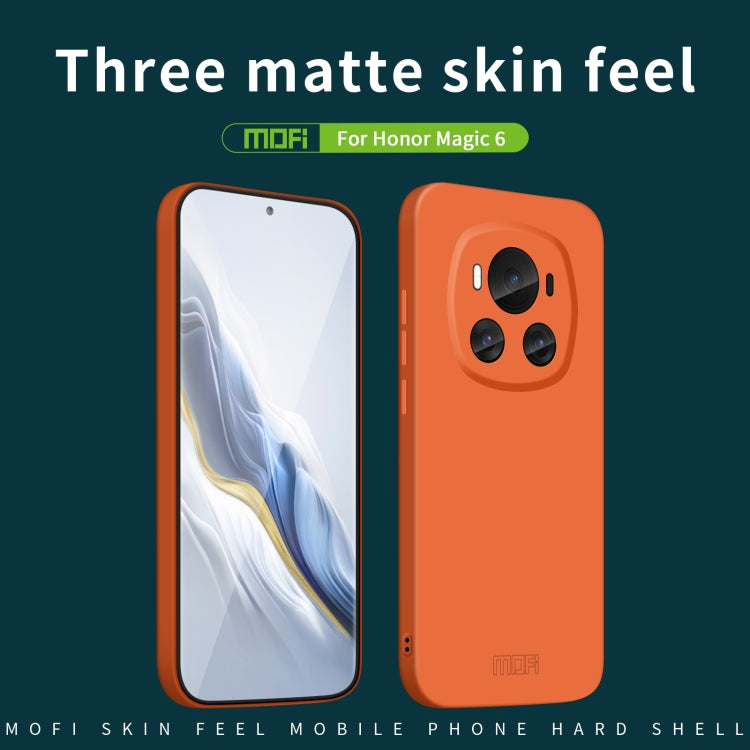 For Honor Magic6 MOFI Qin Series Skin Feel All-inclusive PC Phone Case(Green) - Honor Cases by MOFI | Online Shopping South Africa | PMC TechLife | Buy Now Pay Later Mobicred
