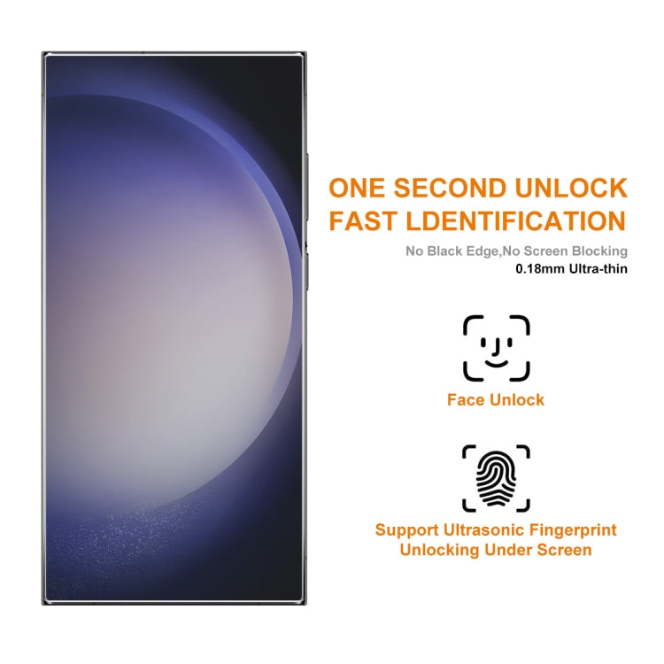 For Samsung Galaxy S24 Ultra 5G ENKAY 0.18mm High Aluminum-silicon Tempered Glass Film, Support Ultrasonic Fingerprint Unclock - Galaxy S24 Ultra 5G Tempered Glass by ENKAY | Online Shopping South Africa | PMC TechLife | Buy Now Pay Later Mobicred