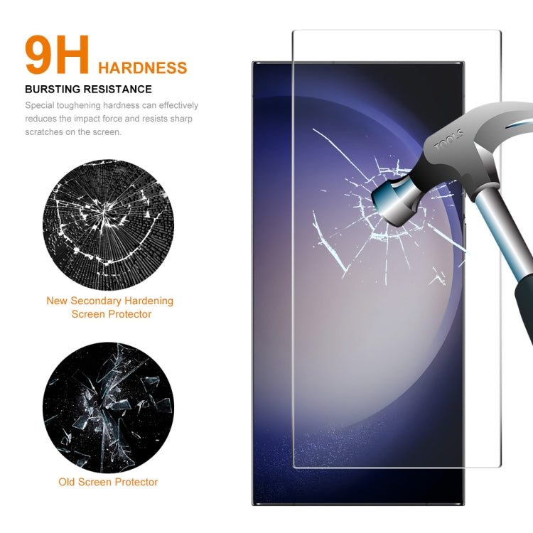 For Samsung Galaxy S24 Ultra 5G 10pcs ENKAY 0.18mm High Aluminum-silicon Tempered Glass Film, Support Ultrasonic Fingerprint Unclock - free shipping - PMC Jewellery - Order now!