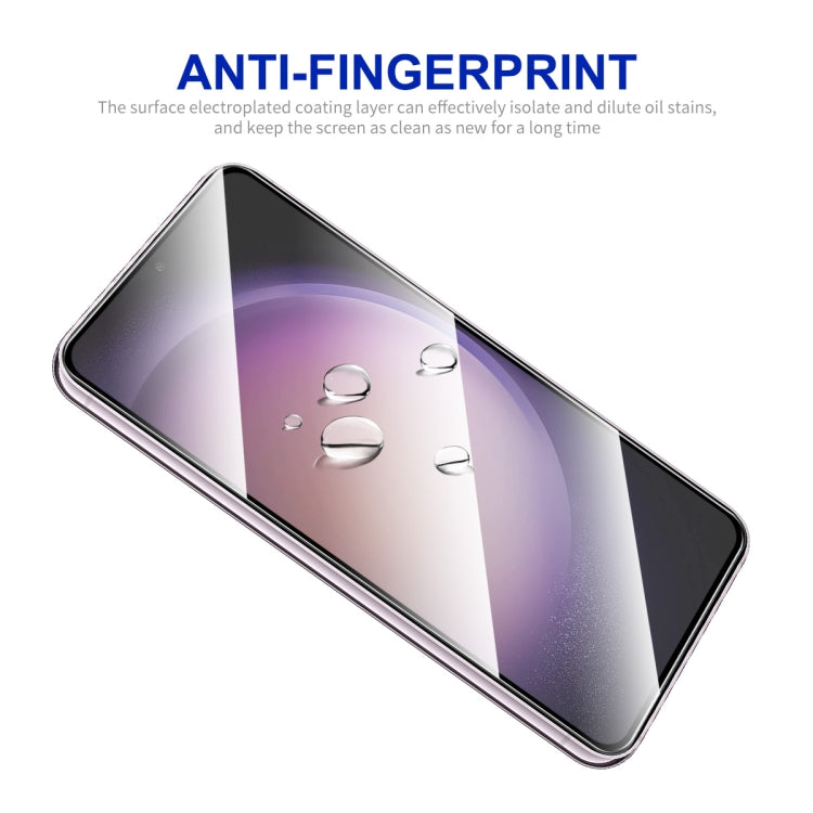 For Samsung Galaxy S25 / S24 5G ENKAY Hat-Prince 0.18mm High Aluminum-silicon Tempered Glass Film, Support Ultrasonic Fingerprint Unclock - free shipping - PMC Jewellery - Order now!