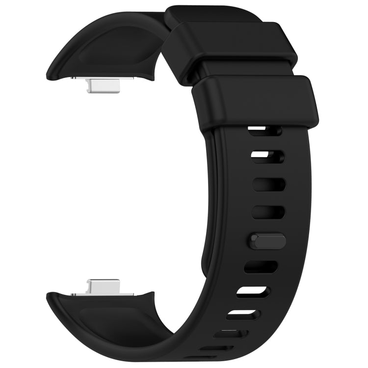 For Redmi Watch 4 Solid Color Silicone Sports Watch Band(Black) - Watch Bands by PMC TechLife | Online Shopping South Africa | PMC TechLife