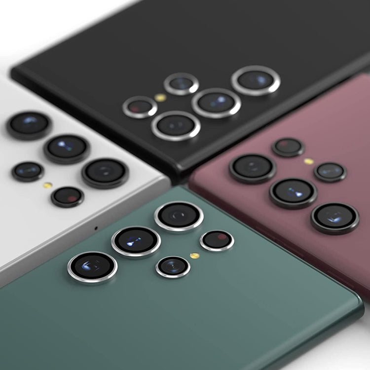 For Samsung Galaxy S24 Ultra 5G ENKAY Hat-Prince 9H Rear Camera Lens Aluminium Alloy Tempered Glass Film(Silver) - Galaxy S24 Ultra 5G Tempered Glass by ENKAY | Online Shopping South Africa | PMC TechLife | Buy Now Pay Later Mobicred