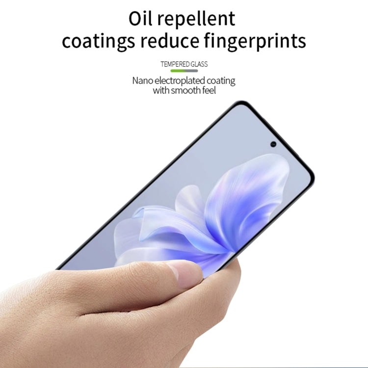 For vivo S18e MOFI 9H 2.5D Full Screen Tempered Glass Film(Black) - vivo Tempered Glass by MOFI | Online Shopping South Africa | PMC TechLife