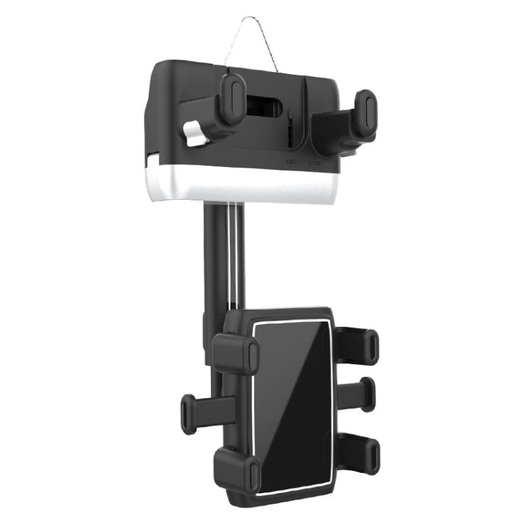 H23-8 New Multifunction Rearview Mirror Phone Holder Rotatable Retractable Phone Mount - Car Holders by PMC TechLife | Online Shopping South Africa | PMC TechLife | Buy Now Pay Later Mobicred