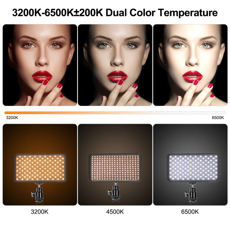 VLOGLITE W228 Dual Color Temperature Portable Photographic Fill Light High-Brightness Video Light - free shipping - PMC TechLife - Order now!