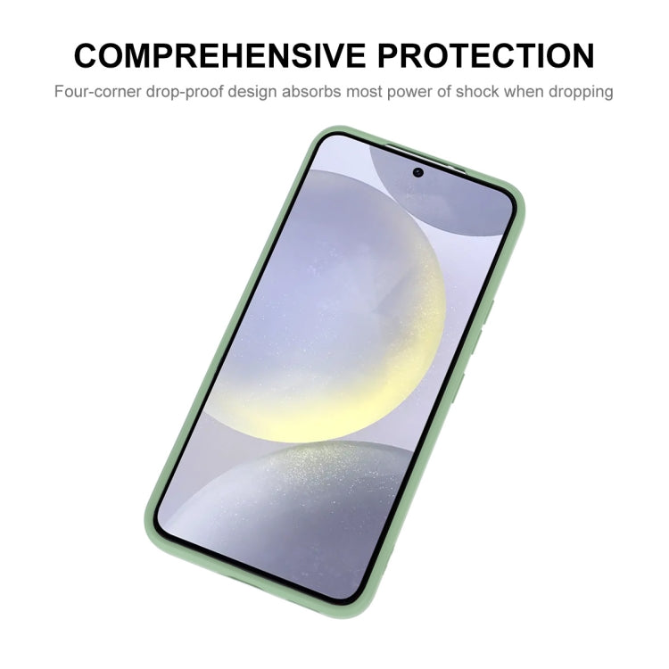 For Samsung Galaxy S25 5G ENKAY Liquid Silicone Soft Shockproof Phone Case(Dark Green) - free shipping - PMC Jewellery - Order now!