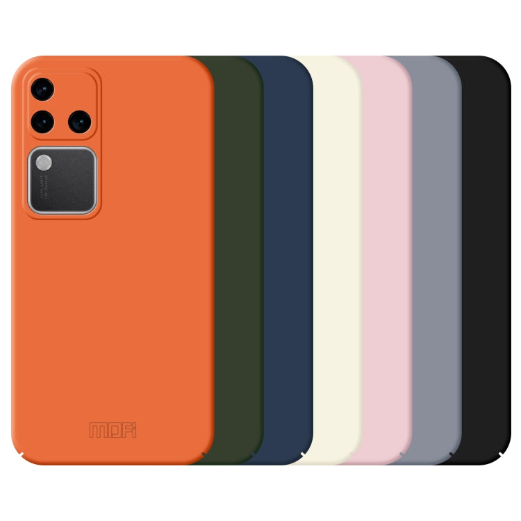 For vivo S18 Pro MOFI Qin Series Skin Feel All-inclusive PC Phone Case(Orange) - free shipping - PMC TechLife - Order now!