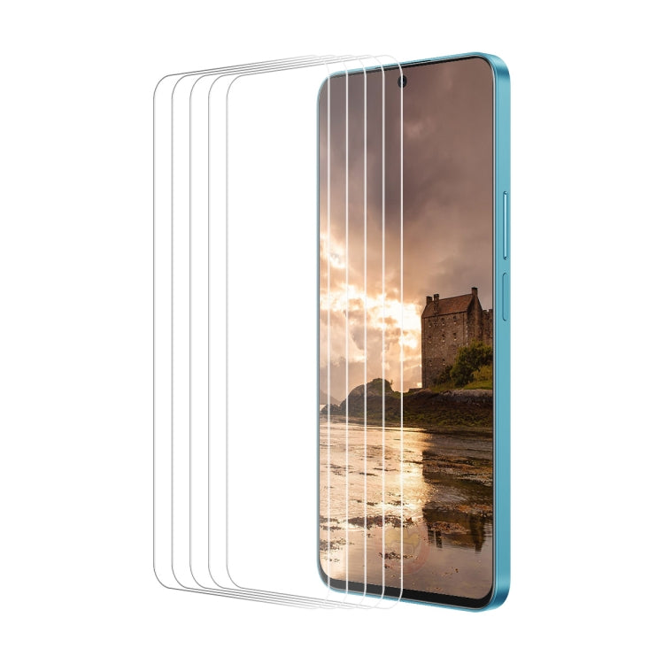 For vivo iQOO 12 5pcs ENKAY 9H Big Arc Edge High Aluminum-silicon Tempered Glass Film - iQOO 12 Tempered Glass by ENKAY | Online Shopping South Africa | PMC TechLife
