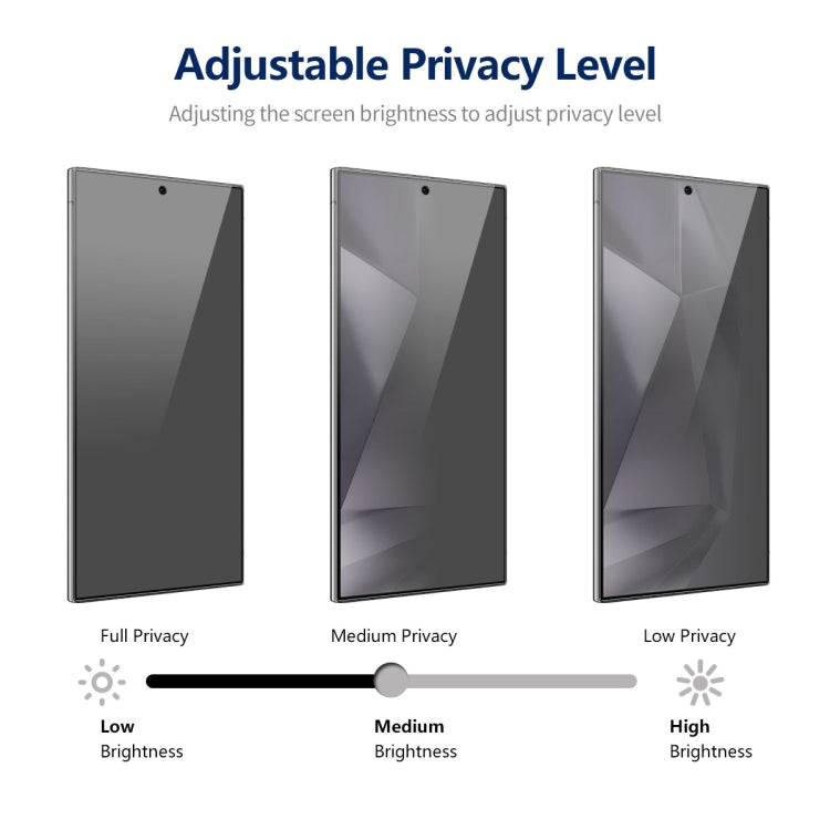 For Samsung Galaxy S24 Ultra 5G 5pcs ENKAY Hat-Prince 360 Degree Anti-peeping Privacy Full Screen Tempered Glass Film - free shipping - PMC Jewellery - Order now!
