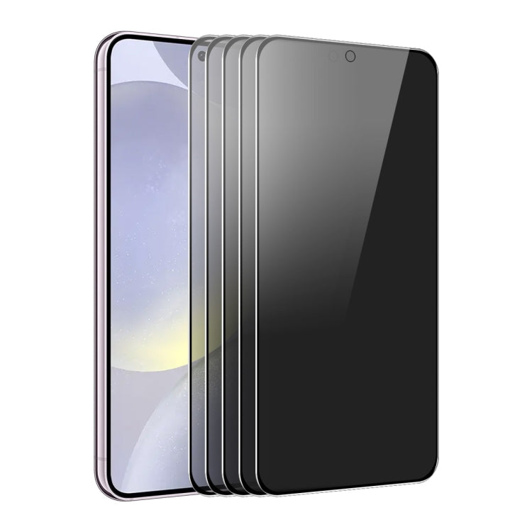 For Samsung Galaxy S24+ 5G 5pcs ENKAY Hat-Prince 360 Degree Anti-peeping Privacy Full Screen Tempered Glass Film - free shipping - PMC Jewellery - Order now!