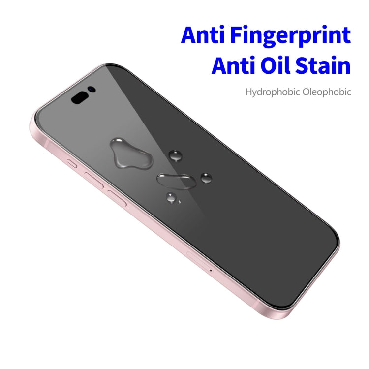 For iPhone 14 / 16e / 13 / 13 Pro ENKAY Easy Install Anti-peeping Privacy Full Screen Tempered Glass Film - free shipping - PMC TechLife - Order now!