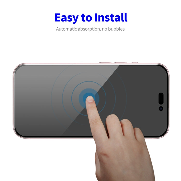 For iPhone 14 / 16e / 13 / 13 Pro ENKAY Easy Install Anti-peeping Privacy Full Screen Tempered Glass Film - free shipping - PMC TechLife - Order now!