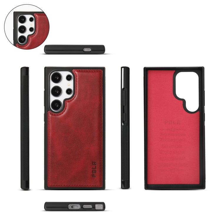 For Samsung Galaxy S24 Ultra 5G Crossbody Multi-functional Zipper Wallet Leather Phone Case(Red) - Galaxy S24 Ultra 5G Cases by PMC Jewellery | Online Shopping South Africa | PMC Jewellery | Buy Now Pay Later Mobicred