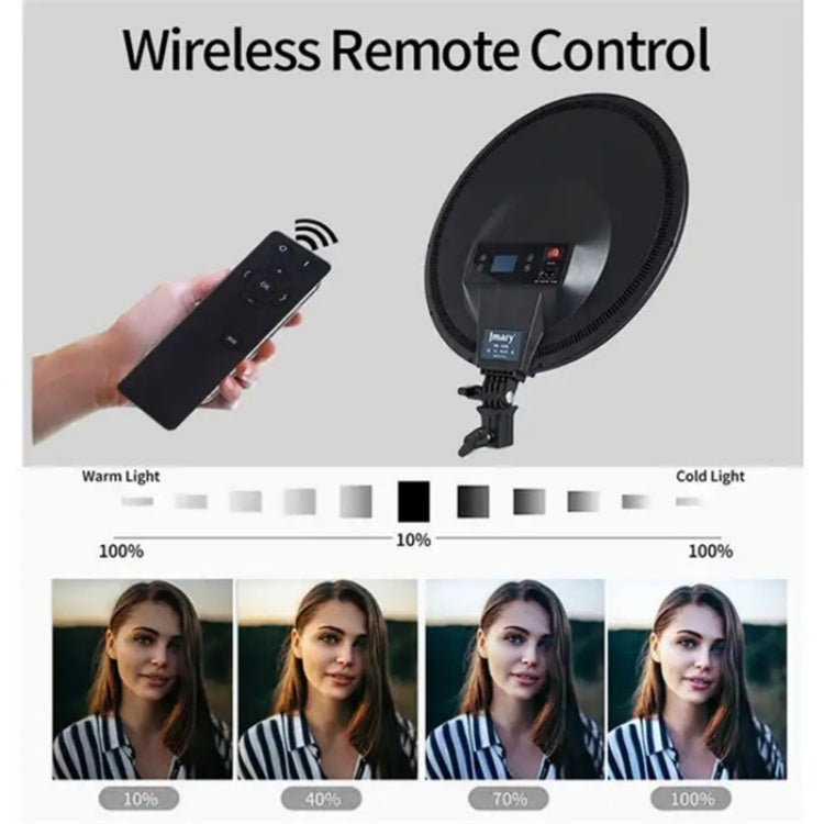 JMARY FM-15RS 40W Adjustable 15-inch Portrait Light Studio LED Round Fill Light(EU Plug) - free shipping - PMC TechLife - Order now!