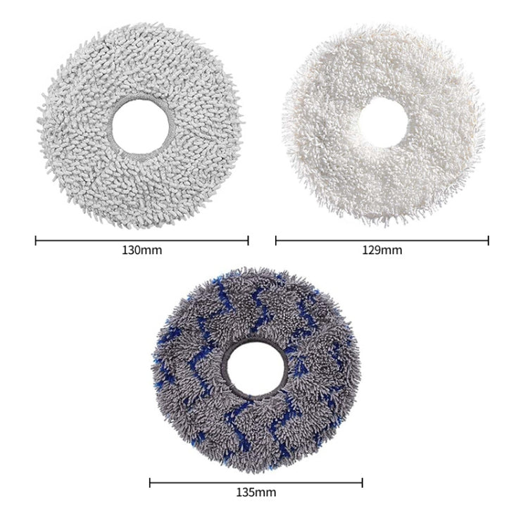 JUNSUNMAY 4pcs Washable Mop Pads Replacement for ECOVACS DEEBOT X1 Turbo / X2 Omni / T20 Pro(Grey) - free shipping - PMC TechLife - Order now!