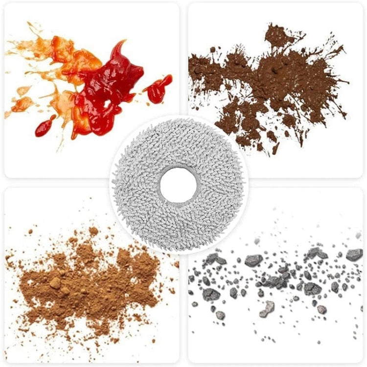 JUNSUNMAY 4pcs Washable Mop Pads Replacement for ECOVACS DEEBOT X1 Turbo / X2 Omni / T20 Pro(Blue+Grey) - free shipping - PMC TechLife - Order now!